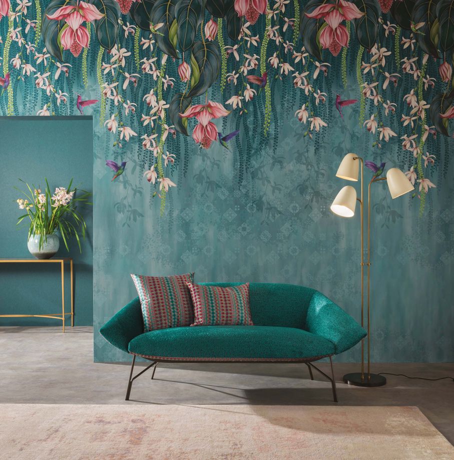 Trailing Orchid – SOHO Verona wallpaper, textile and objects